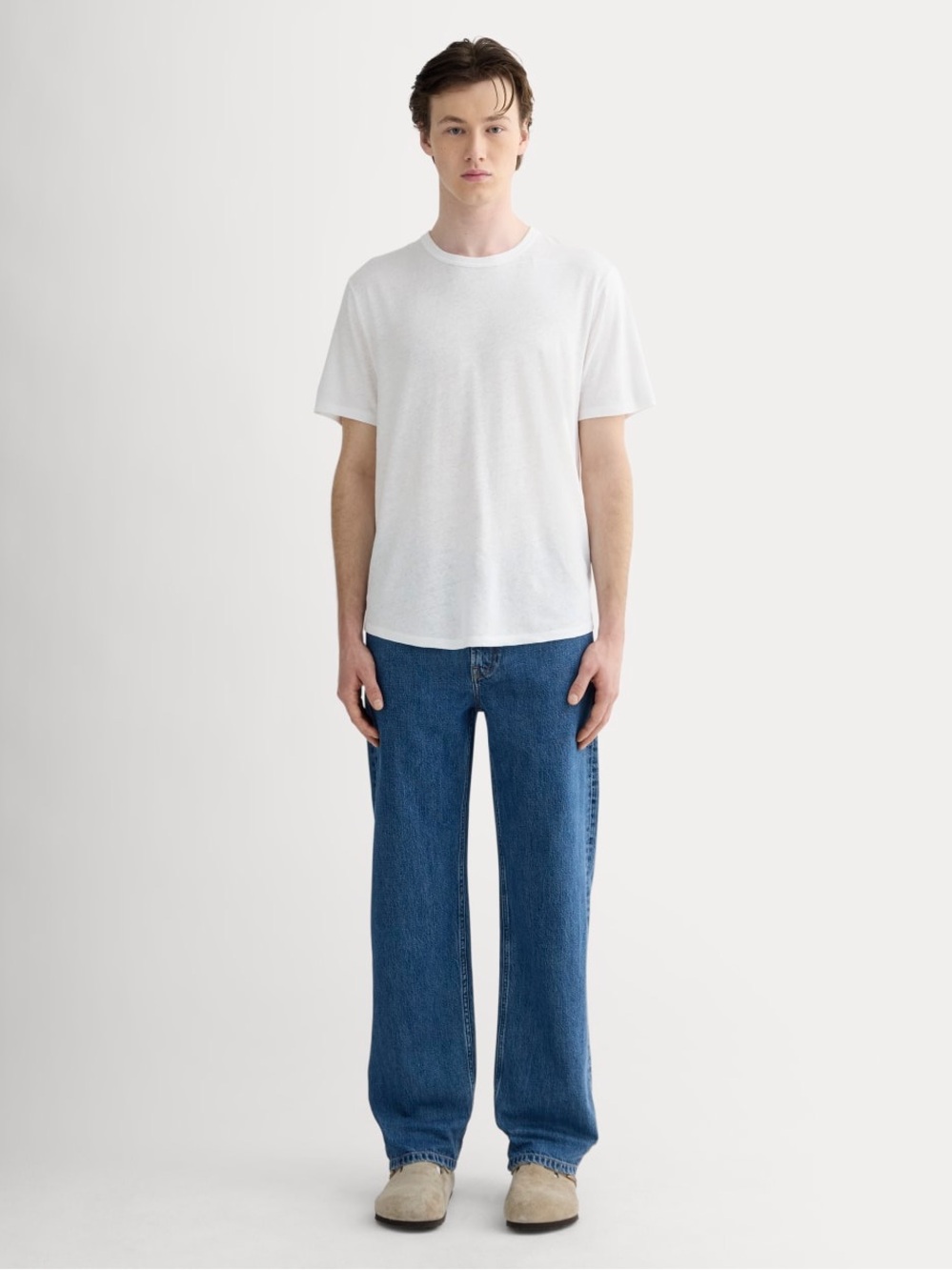 Everlane the Cotton Linen Tee NWOT - Picture 3 of 9